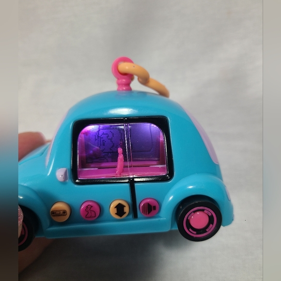 Pixel Chix Blue Car Mattel Road Trippin’ 2005 Tested and Working - Picture 3 of 9